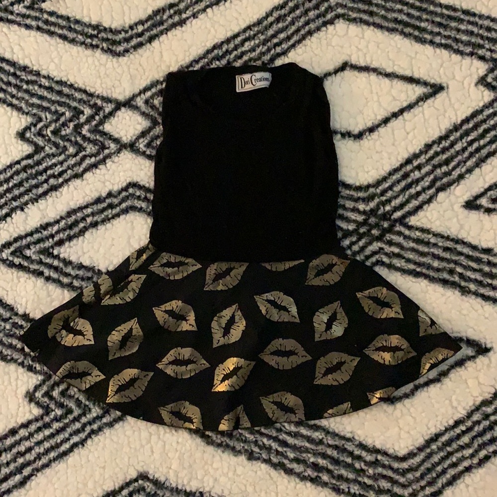 Dori Creations gold kiss dress